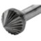 Conical end mills 90 ° type K